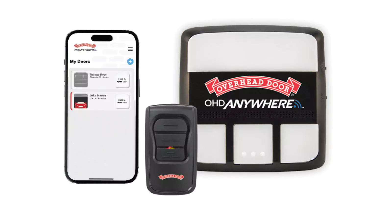 Overhead Door Company™ OHD Anywhere® Garage Door Opener App